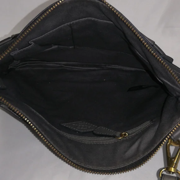 Fossil leather crossbody purse - Picture 8 of 11